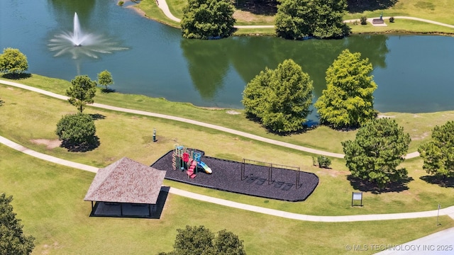 14003 E 87th Pl N, Owasso, OK 74055 - bird's eye view of a large body of water and a community park