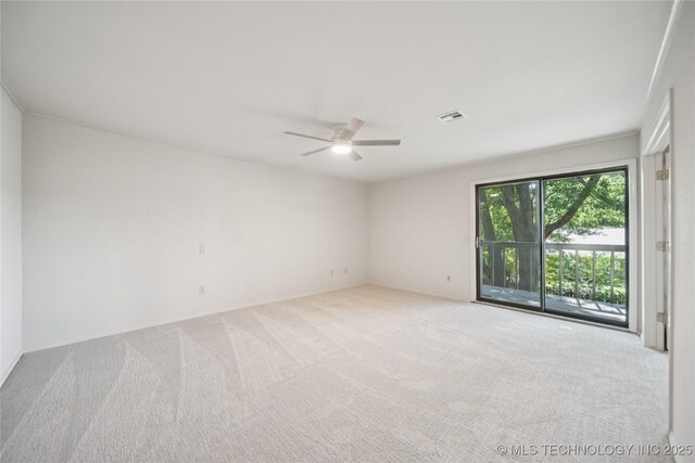 8912 S 70th E Ave, Tulsa, OK 74133 - carpeted spare room with ceiling fan
