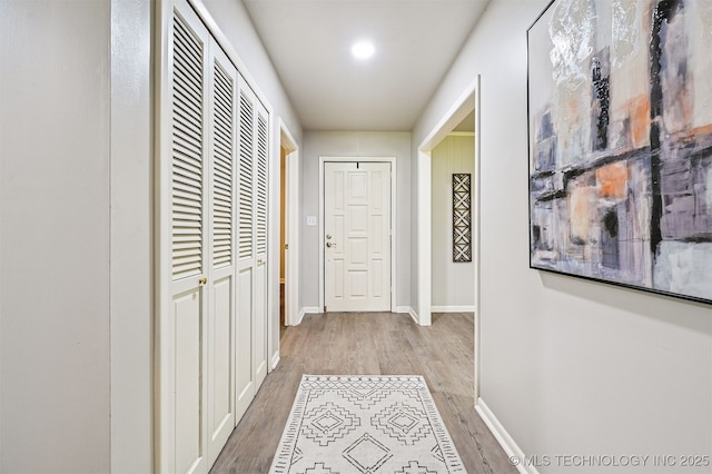 3350 E 54th St, Tulsa, OK 74135 - hallway featuring wood finished floors