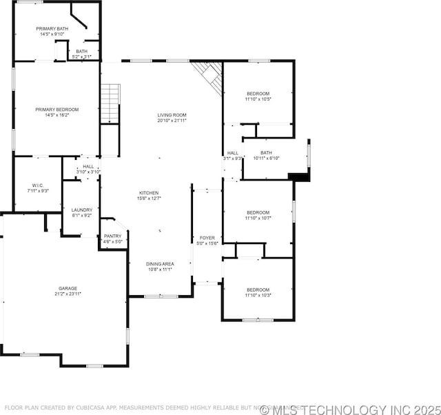 21820 Summit Trl, Claremore, OK 74019 - view of floor plan / room layout