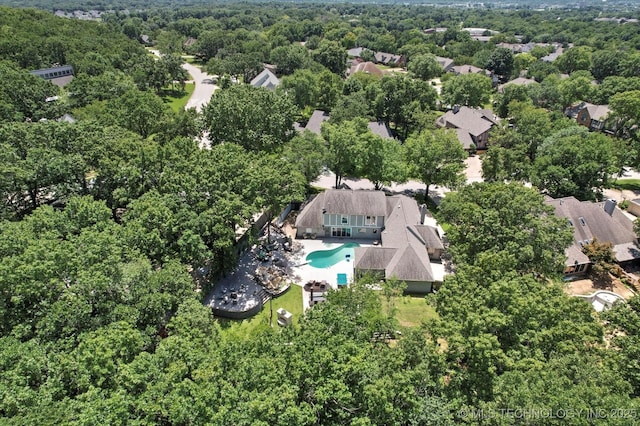 4335 E 87th St, Tulsa, OK 74137 - drone / aerial view of a pool