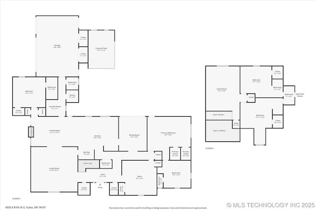 4335 E 87th St, Tulsa, OK 74137 - view of room layout