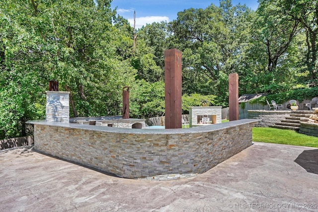 4335 E 87th St, Tulsa, OK 74137 - view of patio / terrace