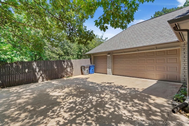 4335 E 87th St, Tulsa, OK 74137 - view of garage