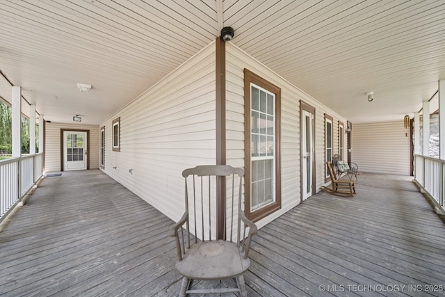 10102 N 147th E Ave, Owasso, OK 74055 - view of wooden porch