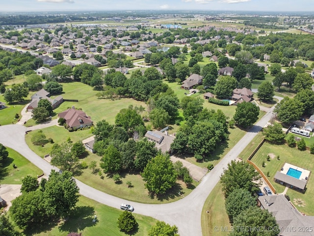 10102 N 147th E Ave, Owasso, OK 74055 - aerial view of residential area