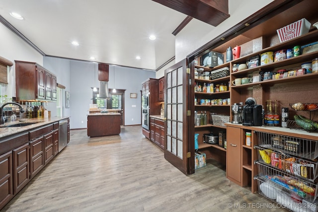 10102 N 147th E Ave, Owasso, OK 74055 - storage with a sink and french doors
