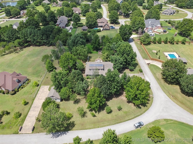 10102 N 147th E Ave, Owasso, OK 74055 - aerial view of residential area