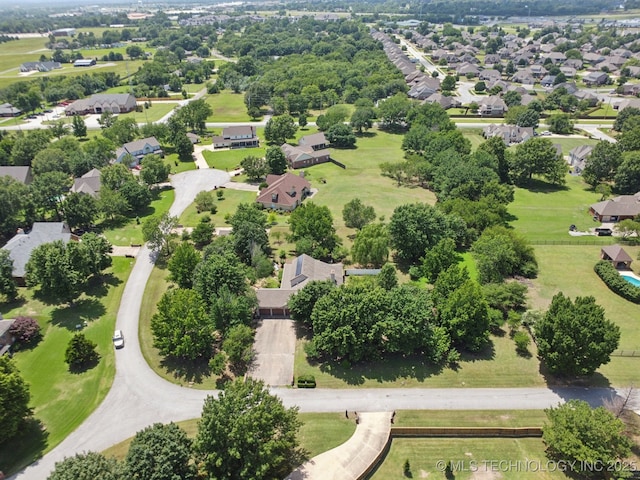 10102 N 147th E Ave, Owasso, OK 74055 - aerial view of residential area