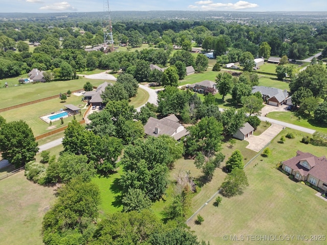 10102 N 147th E Ave, Owasso, OK 74055 - aerial perspective of suburban area