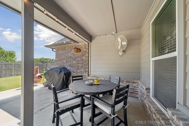 2618 W 115th St S, Jenks, OK 74037 - view of patio with area for grilling and outdoor dining space