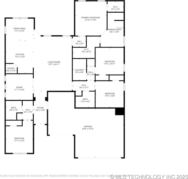 2618 W 115th St S, Jenks, OK 74037 - view of home floor plan