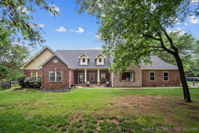 4852 E Redbud Dr, Claremore, OK 74019 - view of front of house with brick siding and roof with shingles