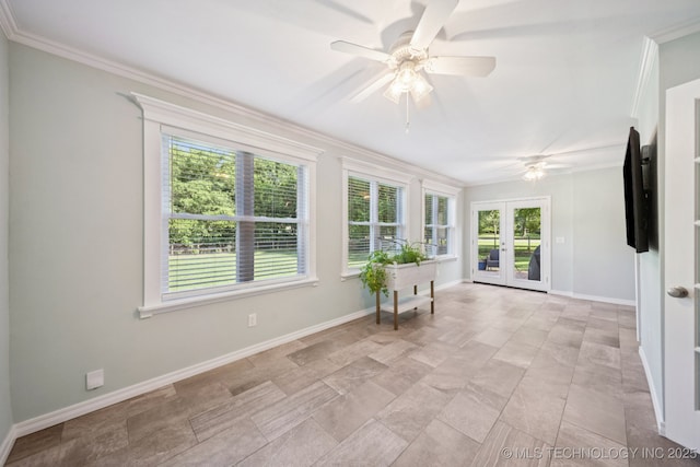 4852 E Redbud Dr, Claremore, OK 74019 - sunroom with french doors