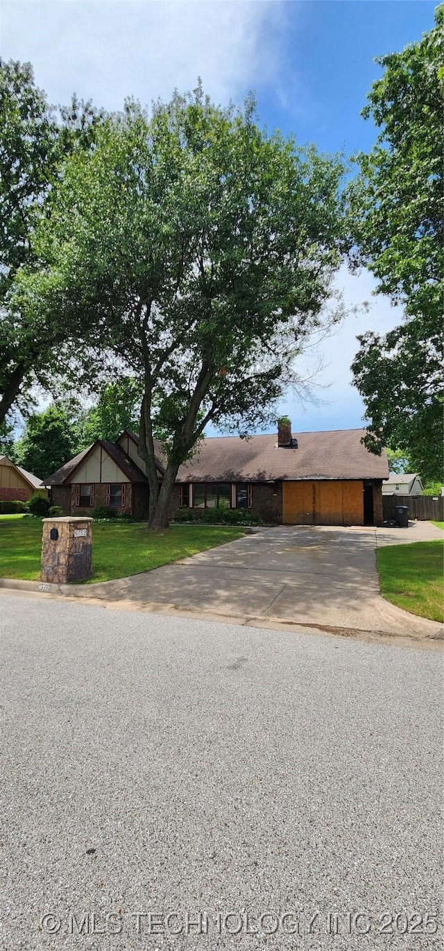 9712 S Hudson Ave, Tulsa, OK 74137 - view of mid-century home