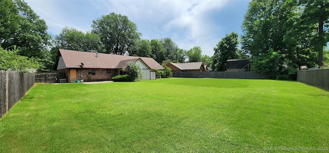 9712 S Hudson Ave, Tulsa, OK 74137 - view of fenced backyard