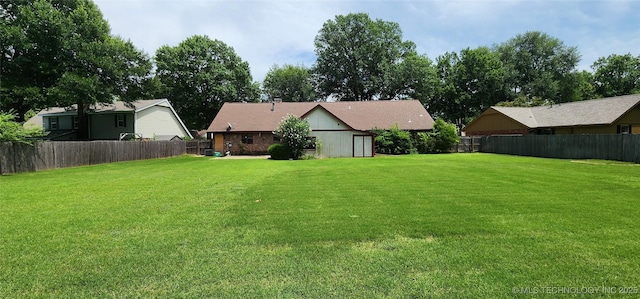 9712 S Hudson Ave, Tulsa, OK 74137 - view of fenced backyard