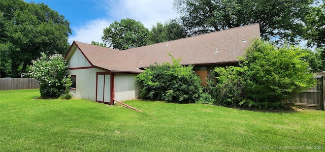 9712 S Hudson Ave, Tulsa, OK 74137 - view of yard