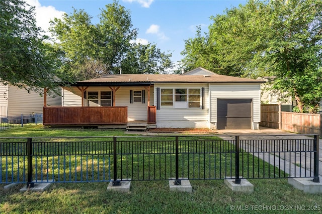 6264 E Latimer St, Tulsa, OK 74115 - ranch-style home with an attached garage and concrete driveway