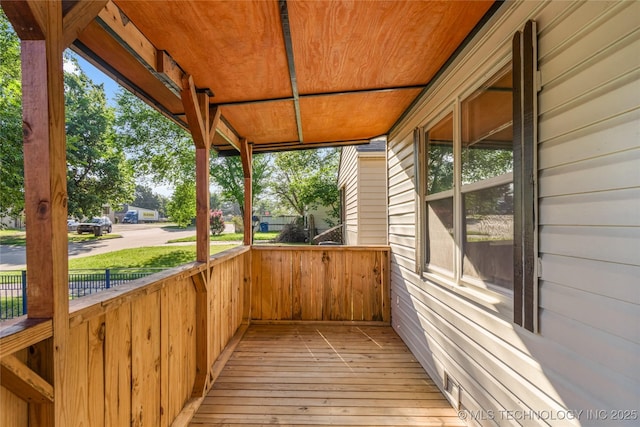 6264 E Latimer St, Tulsa, OK 74115 - view of deck