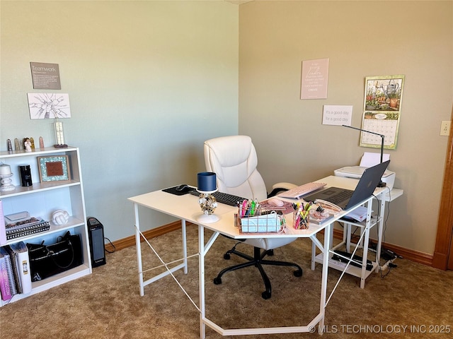 215 Belt St, Eufaula, OK 74432 - carpeted office with baseboards
