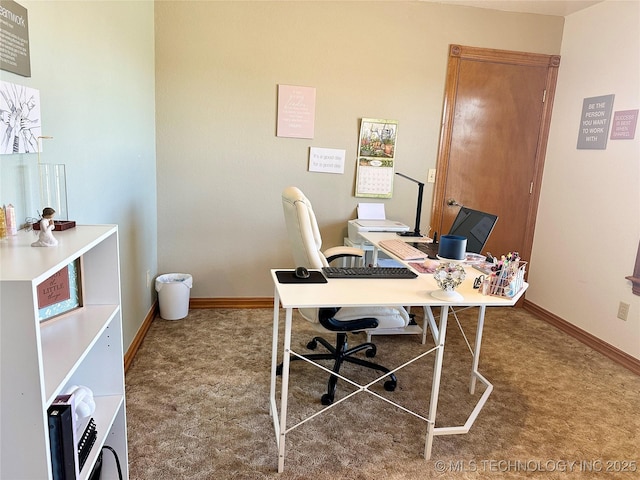 215 Belt St, Eufaula, OK 74432 - home office featuring carpet