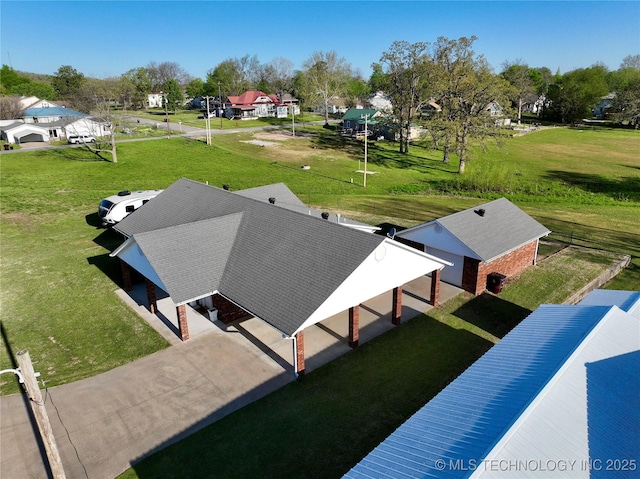 215 Belt St, Eufaula, OK 74432 - aerial view of residential area