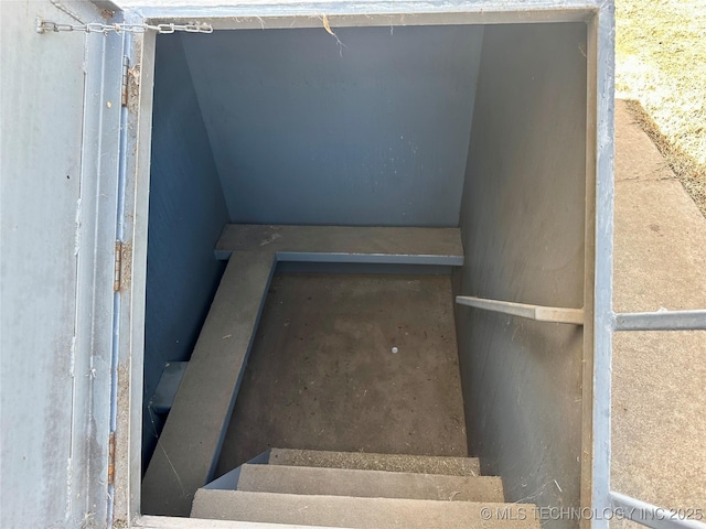 215 Belt St, Eufaula, OK 74432 - view of storm shelter