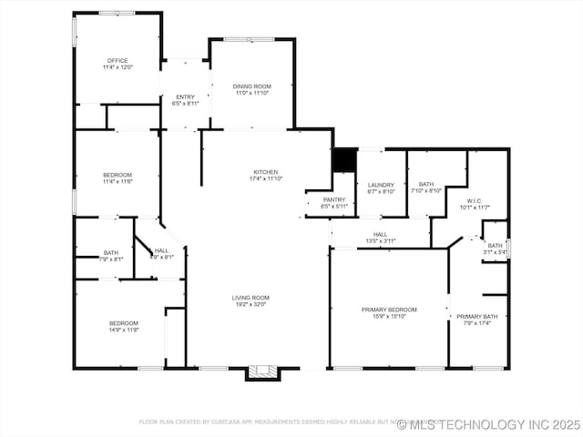5719 Nottingham Pl, Bartlesville, OK 74006 - view of property floor plan
