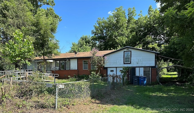 4950 E 41st St N, Tulsa, OK 74115 - view of front of house featuring a garage