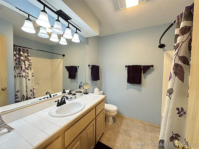 1530 Persimmon, Ardmore, OK 73401 - full bathroom featuring vanity and a shower with curtain