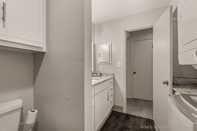 15917 E 131st St Unit 93, Broken Arrow, OK 74011 - bathroom with vanity and wood finished floors