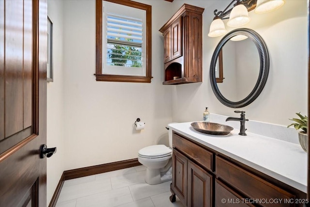6797 Hummingbird Ct, Owasso, OK 74055 - bathroom with vanity and tile patterned floors