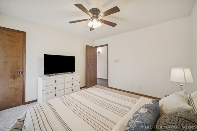 12526 S 12th St, Jenks, OK 74037 - carpeted bedroom featuring baseboards and a ceiling fan