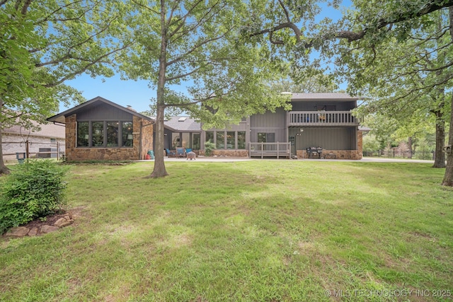 12526 S 12th St, Jenks, OK 74037 - back of house with a yard
