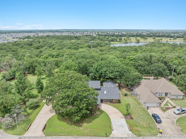 12526 S 12th St, Jenks, OK 74037 - drone / aerial view of a nearby body of water