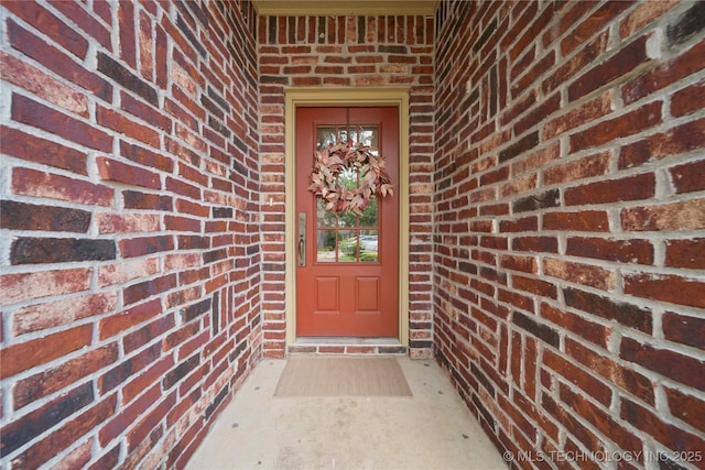 8404 E 98th Pl, Tulsa, OK 74133 - view of exterior entry with brick siding
