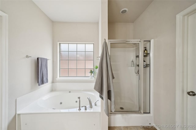 8404 E 98th Pl, Tulsa, OK 74133 - bathroom with a stall shower and a whirlpool tub