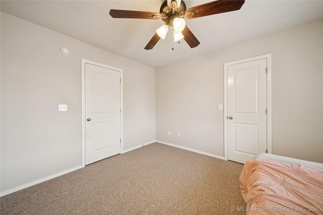 8404 E 98th Pl, Tulsa, OK 74133 - unfurnished bedroom with carpet and a ceiling fan