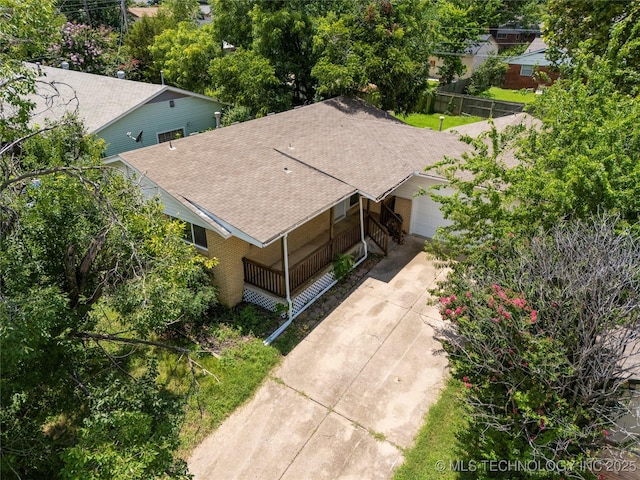 2904 S Hudson Pl, Tulsa, OK 74114 - aerial view of property and surrounding area