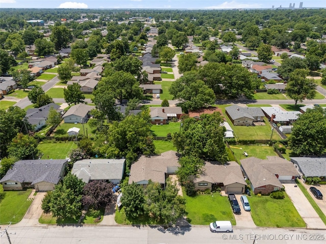 2904 S Hudson Pl, Tulsa, OK 74114 - aerial perspective of suburban area