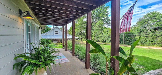 108256 Pike St, Checotah, OK 74426 - view of patio