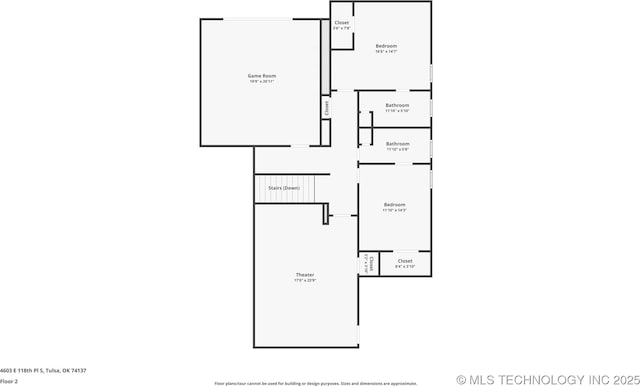 4603 E 118th Pl, Tulsa, OK 74137 - view of home floor plan