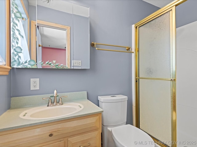 927 Macklyn Ln, Bartlesville, OK 74006 - full bathroom featuring vanity and a shower stall