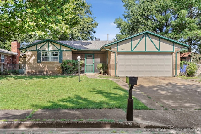 2900 S Cedar Ct, Broken Arrow, OK 74012 - view of front of home with brick siding, driveway, and an attached garage
