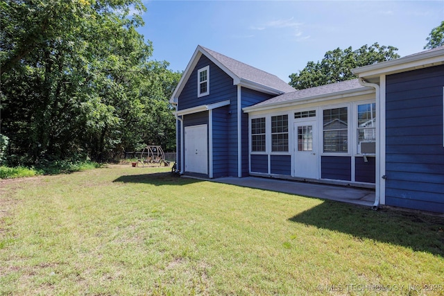 1528 Smysor Dr, Bartlesville, OK 74006 - view of grassy yard