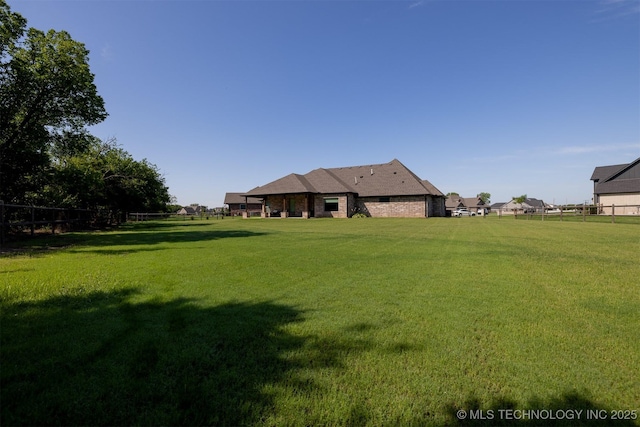 7141 E 138th Pl, Collinsville, OK 74021 - view of yard