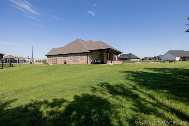 7141 E 138th Pl, Collinsville, OK 74021 - view of yard