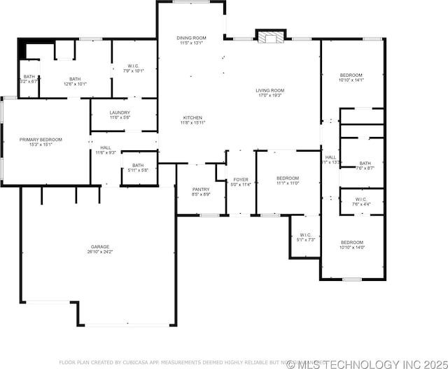 7141 E 138th Pl, Collinsville, OK 74021 - view of home floor plan