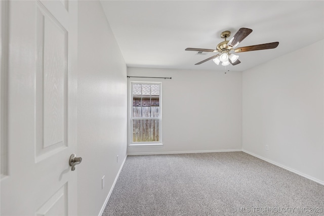 2629 S 13th St, Broken Arrow, OK 74012 - unfurnished room featuring carpet flooring and a ceiling fan